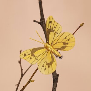 Набор декоративных украшений Gold Butterfly, 10 шт, клипса Kaemingk фото 2
