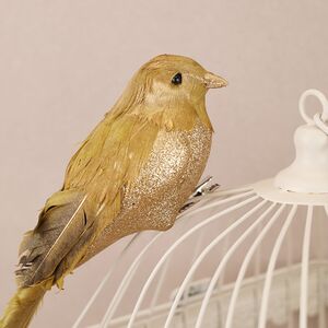 Елочная игрушка Птичка Бриндис 30 см, клипса Kaemingk (Кейминг) фото 2