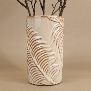 Керамическая ваза Modern Jungle: Amber 19 см Kaemingk фото 3