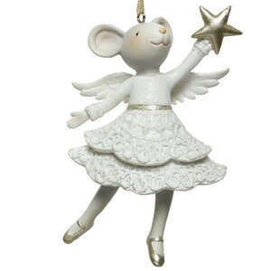 Елочная игрушка Мышка Карлотта - Mouse Ballet 12 см, подвеска