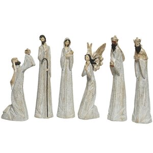 Вертеп с фигурками Рождество Христово 40 см, 6 фигурок Kaemingk фото 7