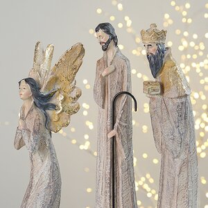 Вертеп с фигурками Рождество Христово 40 см, 6 фигурок Kaemingk фото 6