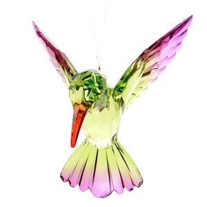 Елочная игрушка "Райская колибри" зеленая, 12 см Kaemingk фото 1