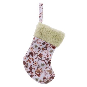 Новогодний носок Fiore Christmas 20 см Kaemingk фото 1