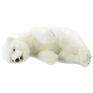 Мягкая игрушка Белый медвежонок спящий 30 см