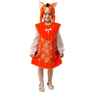 Карнавальный костюм Лисичка Лиля, рост 104 см