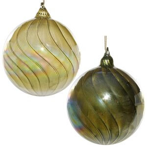 Набор стеклянных шаров Bosco Incantato 10 см, 4 шт ShiShi фото 2