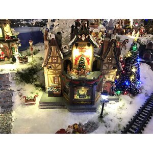 Композиция Рождественский магазинчик, 32*30 см, музыка, движение, подсветка Lemax фото 2