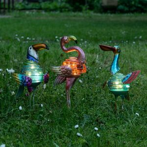 Садовый светильник на солнечной батарее Solar Pelican 34 см Koopman фото 3