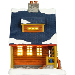 Рождественское шале Паркеров, 18*19 см, подсветка, батарейки Lemax фото 3