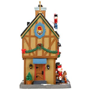 Магазин деревянных игрушек Щелкунчик, 22*19 см, подсветка, батарейки Lemax фото 3