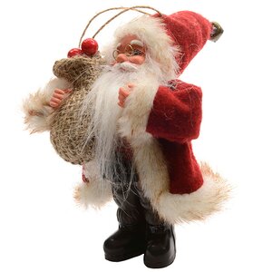 Елочная игрушка "Санта в красном кафтане", 13 см, подвеска Kaemingk фото 1