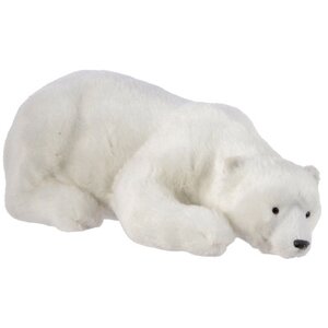 Декоративная фигура Медведь Отто 26 см лежащий Kaemingk фото 1