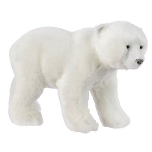 Декоративная фигурка Белый Медведь Джейкоб 16 см Kaemingk фото 1