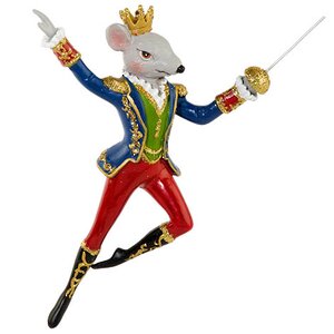 Елочная игрушка Мышиный король в танце 13 см, подвеска Holiday Classics фото 1