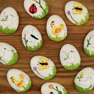 Пасхальные Яйца на липучке 3 см, 12 шт Breitner фото 2