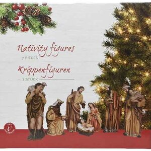 Рождественский вертеп Чудо в Вифлееме, 7 фигурок, 10-30 см Kaemingk фото 2