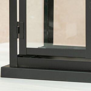 Набор подсвечников-фонарей Enjoyment 26-40 см черный, 2 шт EDG фото 4