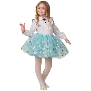 Детская юбка-пачка Воздушная голубая, рост 110-122 см Батик фото 1