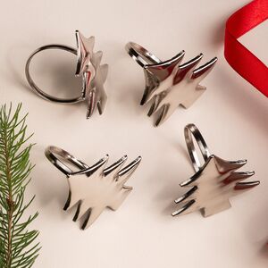 Кольца для салфеток Елочки, 4 шт Kaemingk фото 3