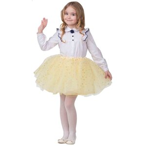 Детская юбка-пачка Воздушная золотистая, рост 110-122 см Батик фото 1