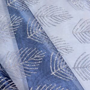 Ткань для декорирования Хрустальные веточки 35*200 см волшебный сапфир Kaemingk фото 2