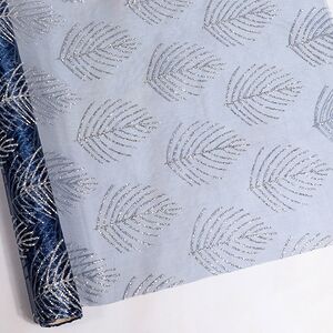 Ткань для декорирования Хрустальные веточки 35*200 см волшебный сапфир Kaemingk фото 3