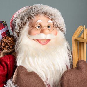 Фигура под елку Санта из сказочного Тронхейма 60 см Kaemingk фото 2