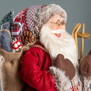 Фигура под елку Санта из сказочного Тронхейма 60 см Kaemingk фото 4