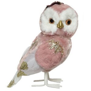 Декоративная фигура Совушка Аннелиз - Розовые Грезы 21 см