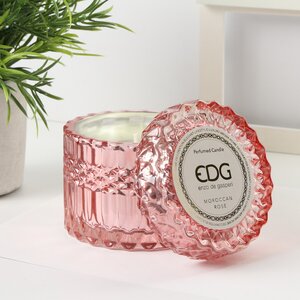 Ароматическая свеча Crystal Gasperi: Moroccan Rose 9 см, стекло EDG фото 1