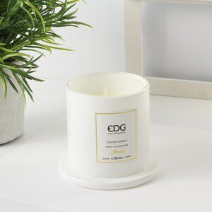 Ароматическая свеча Quasco: White Tea&Ginger  12 см EDG фото 2