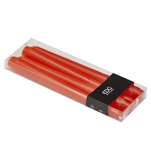 Столовые свечи Кальяри 25 см, 4 шт, оранжевые EDG (ЭДГ) фото 2