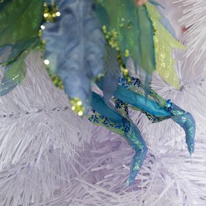 Елочное украшение Фея Эльфов в голубом наряде 20 см, подвеска Eggl фото 4