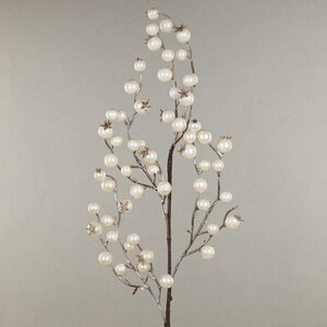Декоративная ветка с ягодами Pearl Berries 60 см Kaemingk фото 1