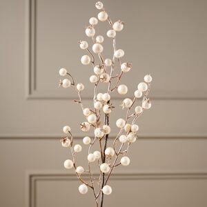 Декоративная ветка с ягодами Pearl Berries 60 см Kaemingk фото 1