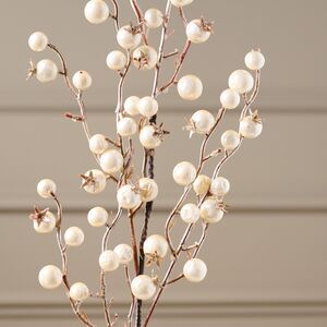 Декоративная ветка с ягодами Pearl Berries 60 см Kaemingk фото 4