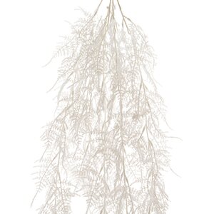 Декоративная ветка-лиана Аспарагус белая 110 см Kaemingk фото 1