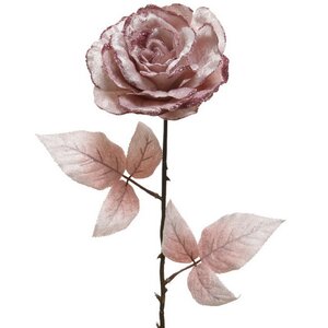 Искусственная роза Аурелия 60 см розовый бутон Kaemingk фото 5
