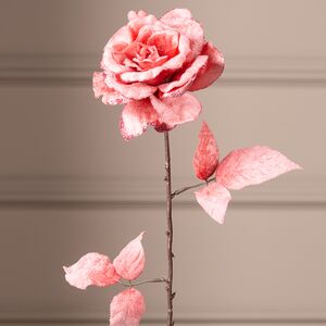 Искусственная роза Аурелия 60 см розовый бархат Kaemingk фото 3