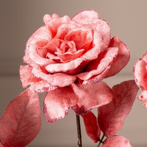 Искусственная роза Аурелия 60 см розовый бархат Kaemingk фото 2