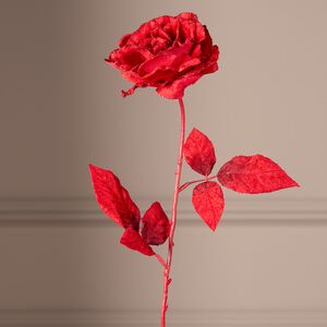 Искусственная роза Аурелия 60 см бордовая Kaemingk фото 3