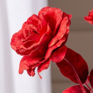 Искусственная роза Аурелия 60 см бордовая Kaemingk фото 2