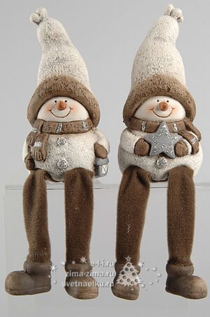 Снеговики-длинноножки, 12см Kaemingk фото 1