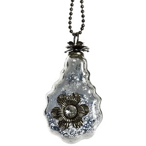 Елочная подвеска Каменный цветок-1 12 см, черненое серебро Kaemingk фото 1