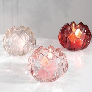 Стеклянный подсвечник для чайной свечи Артишок - Alcamo 8 см Kaemingk фото 3