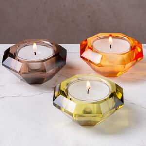 Набор стеклянных подсвечников Calore Avvolgente 7 см, 3 шт Kaemingk фото 3