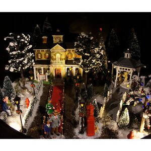 Набор статуэток Рождественские уличные фонари, 11 см, 8 шт, подсветка, батарейки Lemax фото 3