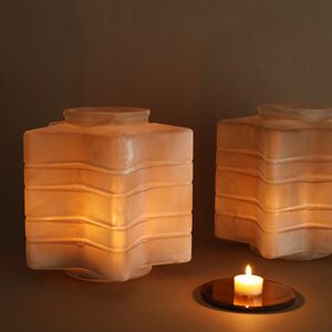 Стеклянный подсвечник Frosty 23 см Kaemingk фото 3