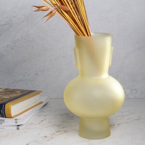 Стеклянная ваза Soeira Gold 22 см Kaemingk фото 1